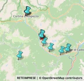 Mappa Via M. Ossi, 32046 San Vito di Cadore BL, Italia (6.64357)