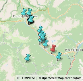 Mappa Via M. Ossi, 32046 San Vito di Cadore BL, Italia (6.06737)
