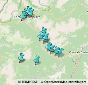 Mappa Via M. Ossi, 32046 San Vito di Cadore BL, Italia (6.77333)
