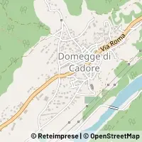 Mapa Domegge di Cadore