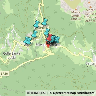 Mappa Via all'Aiva, 32020 Selva di Cadore BL, Italia (0.36636)
