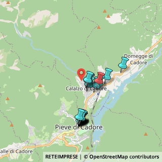 Mappa Via San Giovanni, 32042 Calalzo di Cadore BL, Italia (1.7)
