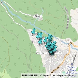 Mappa Via San Giovanni, 32042 Calalzo di Cadore BL, Italia (0.38621)