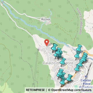 Mappa Via San Giovanni, 32042 Calalzo di Cadore BL, Italia (0.6855)