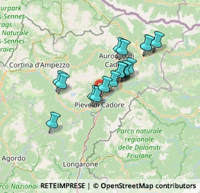Mappa Via San Giovanni, 32042 Calalzo di Cadore BL, Italia (10.28118)