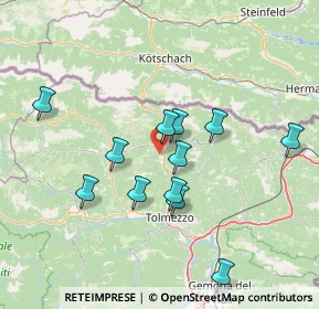 Mappa Via Bures, 33020 Sutrio UD, Italia (13.33417)