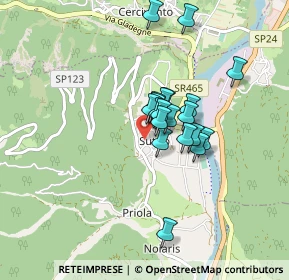 Mappa Via Bures, 33020 Sutrio UD, Italia (0.586)