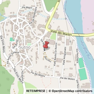 Mappa Via Macilles, 14, 33020 Sutrio, Udine (Friuli-Venezia Giulia)