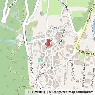 Mappa Piazza XXII Luglio, 11, 33020 Sutrio, Udine (Friuli-Venezia Giulia)