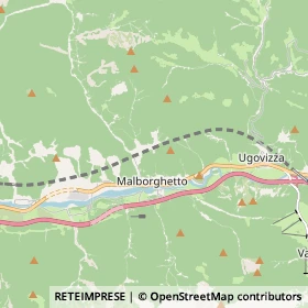 Mappa Malborghetto-Valbruna