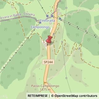 Mappa Passo Campolongo, 19, 32020 Livinallongo del Col di Lana, Belluno (Veneto)