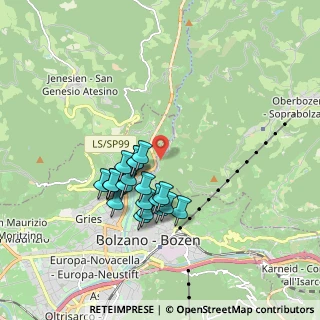 Mappa Sill 15 c, 39100 Bolzano BZ, Italia (1.519)