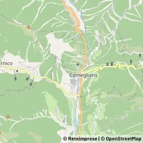 Mappa Comeglians