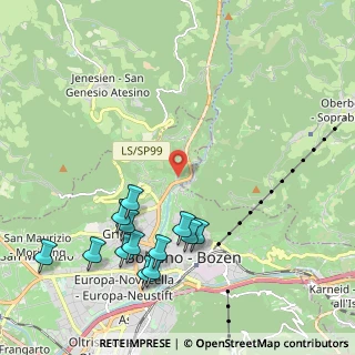 Mappa Via Sarentino, 39100 Bolzano BZ, Italia (2.36154)
