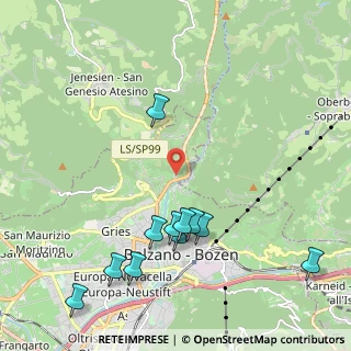 Mappa Via Sarentino, 39100 Bolzano BZ, Italia (2.36727)
