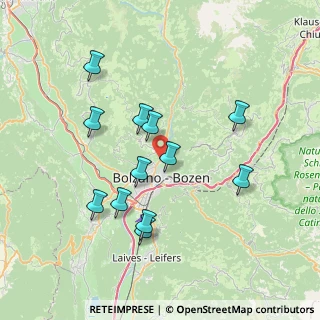 Mappa Via Sarentino, 39100 Bolzano BZ, Italia (6.9275)