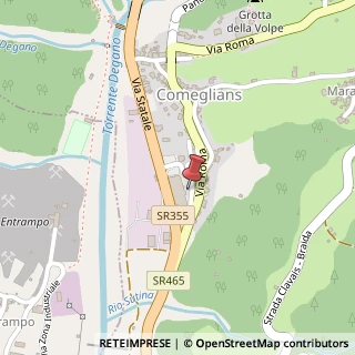 Mappa Viale Alberato, 5, 33023 Comeglians, Udine (Friuli-Venezia Giulia)