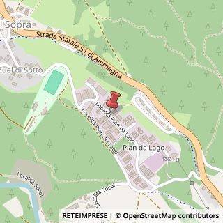Mappa Località Pian da Lago, 34, 32043 Cortina d'Ampezzo, Belluno (Veneto)