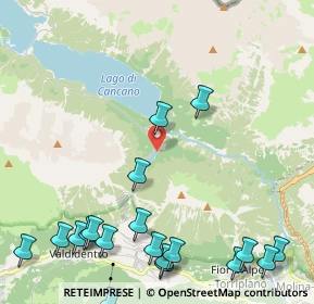 Mappa Loc. Lago delle Scale Val Fraele, 23038 Valdidentro SO, Italia (3.0555)