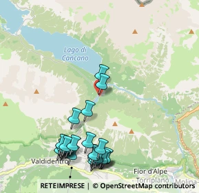 Mappa Loc. Lago delle Scale Val Fraele, 23038 Valdidentro SO, Italia (2.44615)
