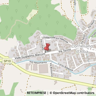 Mappa Via Guglielmo Marconi, 47, 12040 Corneliano d'Alba, Cuneo (Piemonte)