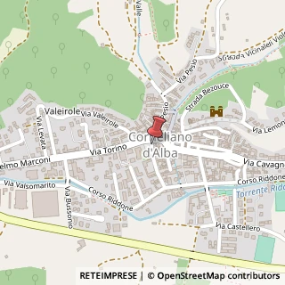 Mappa Via C.Colombo, 5, 12040 Corneliano d'Alba, Cuneo (Piemonte)