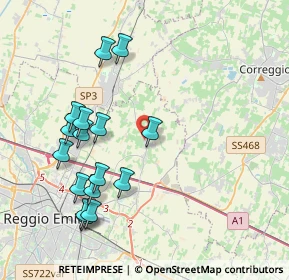 Mappa Via Adalgiso Guardasoni, 42122 Massenzatico RE, Italia (4.25313)