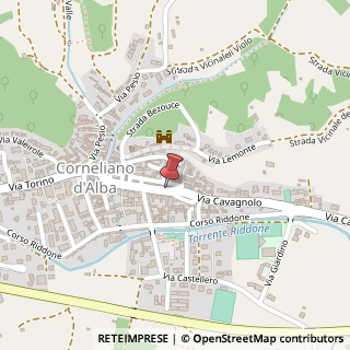 Mappa Piazza Cottolengo, 46, 12040 Corneliano d'Alba, Cuneo (Piemonte)