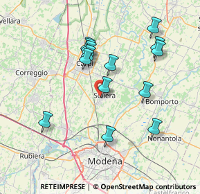 Mappa Via Gaetano Donizetti, 41019 Soliera MO, Italia (7.21)