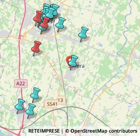 Mappa Via Gaetano Donizetti, 41019 Soliera MO, Italia (5.28)