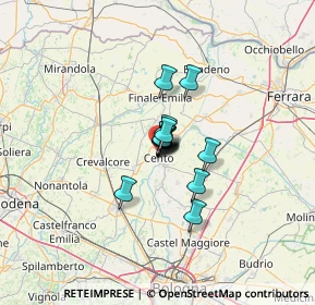 Mappa Via dei Ciclamini, 44042 Cento FE, Italia (5.86857)