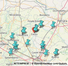 Mappa Via dei Ciclamini, 44042 Cento FE, Italia (15.91111)