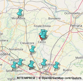 Mappa Via dei Ciclamini, 44042 Cento FE, Italia (17.58)