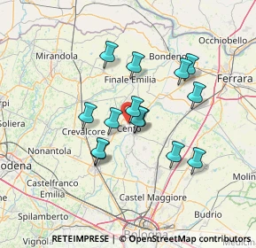 Mappa Via dei Ciclamini, 44042 Cento FE, Italia (11.33643)