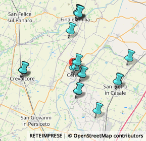 Mappa Via dei Ciclamini, 44042 Cento FE, Italia (7.9)