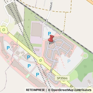 Mappa Strada Provinciale ex Strada Statale 35bis dei Giovi, 1, 15069 Serravalle Scrivia, Alessandria (Piemonte)