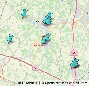 Mappa Via Giuseppe Garibaldi, 42018 San Martino In Rio RE, Italia (4.4075)