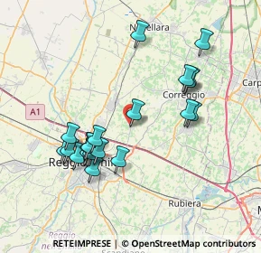 Mappa Via Ludwig Van Beethoven, 42122 Reggio nell'Emilia RE, Italia (7.383)