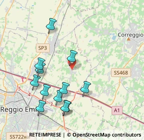 Mappa Via Ludwig Van Beethoven, 42122 Reggio nell'Emilia RE, Italia (4.11417)