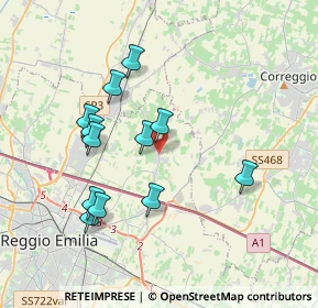 Mappa Via Ludwig Van Beethoven, 42122 Reggio nell'Emilia RE, Italia (3.56583)