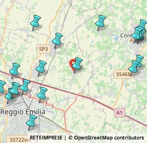 Mappa Via Ludwig Van Beethoven, 42122 Reggio nell'Emilia RE, Italia (6.235)