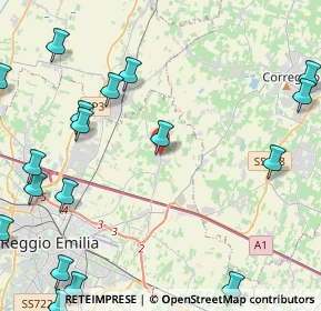 Mappa Via Ludwig Van Beethoven, 42122 Reggio nell'Emilia RE, Italia (6.355)