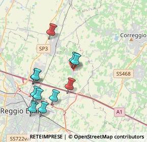 Mappa Via Ludwig Van Beethoven, 42122 Reggio nell'Emilia RE, Italia (4.04545)