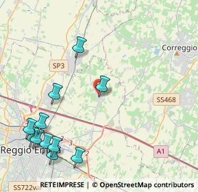 Mappa Via Ludwig Van Beethoven, 42122 Reggio nell'Emilia RE, Italia (5.35909)