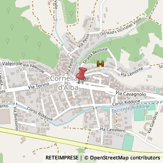 Mappa Piazza Cottolengo, 16, 12040 Corneliano d'Alba, Cuneo (Piemonte)