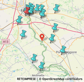 Mappa Via Argenta, 44124 Ferrara FE, Italia (9.675)