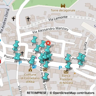 Mappa Piazza Cottolengo, 12040 Corneliano d'Alba CN, Italia (0.06731)