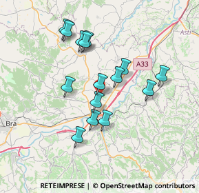 Mappa Via Plana, 12050 Guarene CN, Italia (6.36733)