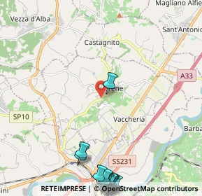 Mappa Via Plana, 12050 Guarene CN, Italia (3.4515)