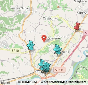 Mappa Via San Sebastiano, 12050 Guarene CN, Italia (2.30455)